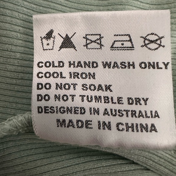 Hello Molly Mint Green Women's Bodysuit - Picture 5 of 5